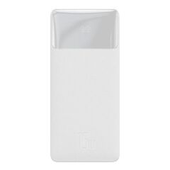 Baseus PPBD050002 Bipow Overseas Edition Dijital Ekranlı 15W 10.000 mAh Powerbank Beyaz