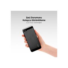 Ttec 2BB186S PowerSlim Pro LCD 20.000 mAh PD 20W Taşınabilir Şarj Aleti / Powerbank USB-C Giriş/Çıkış