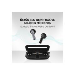 Ttec 2KM136UG AirBeat UltraSlim Gerçek Kablosuz TWS Bluetooth Kulaklık Siyah