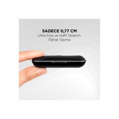 Ttec 2KM136UG AirBeat UltraSlim Gerçek Kablosuz TWS Bluetooth Kulaklık Siyah