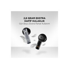 Ttec 2KM136UG AirBeat UltraSlim Gerçek Kablosuz TWS Bluetooth Kulaklık Siyah