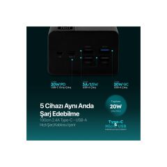 Ttec 2BB197S Recharger Mega Lcd 50.000mah Powerbank Siyah