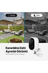 Wizi Pro W Full HD İç/Dış Mekan Bataryalı Wi-Fi Akıllı Kamera